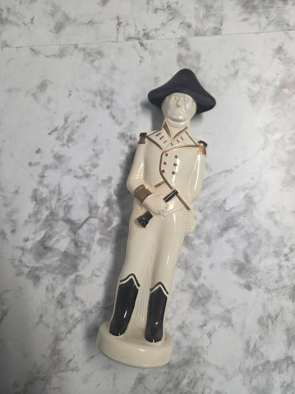 Vintage 80's Old Spice Admiral Decanter 10" High